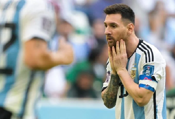 Selección argentina de Messi pierde ante Arabia Saudita